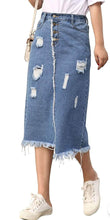 Load image into Gallery viewer, The Retro Denim Skirt