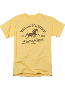 GHWD Yellow Dutton Horse Ranch Horse Tee