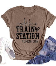 Load image into Gallery viewer, GHWD Could Be a Train Station Kinda Day Tees
