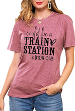 Load image into Gallery viewer, GHWD Could Be a Train Station Kinda Day Tees
