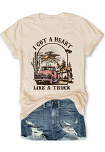 Load image into Gallery viewer, GHWD I Got A Heart Like A Truck Tees
