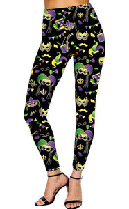 Mardi Gras Leggings