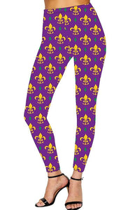 Mardi Gras Leggings
